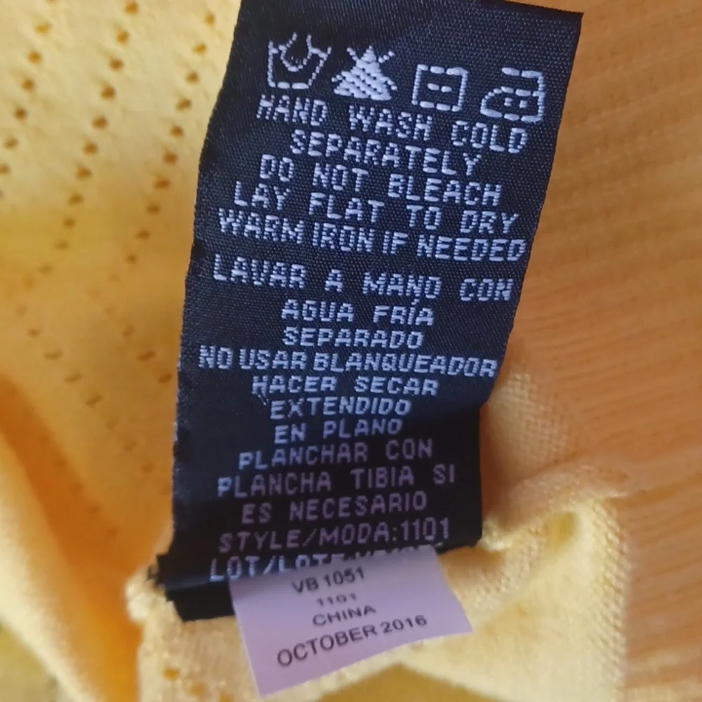 RN Studio Canary Happy Yellow Pointelle Open Front Cropped Cardigan Sweater